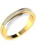 Vittoria Jewels Gold/ Weiß-/ Roségold-Ring mit Diamanten