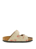 Calceo Pantoletten in Beige/ Rosa