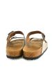 Calceo Pantoletten in Beige/ Rosa