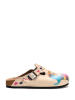 Calceo Clogs in Rosa/ Bunt