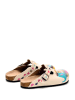 Calceo Clogs in Rosa/ Bunt