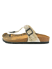 Calceo Zehentrenner in Beige/ Bunt