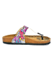 Calceo Teenslippers wit/meerkleurig