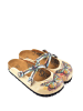 Calceo Clogs beige/meerkleurig