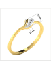 Vittoria Jewels Gold-Ring mit Diamanten