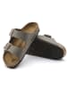 Birkenstock Pantoletten in Grau/ Grau