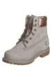Timberland Leder-Boots in Grau