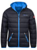 Trollkids Daunenjacke "Dovrefjell" in Anthrazit/ Blau