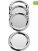 Steel-Function 4er-Set: Edelstahl-Untersetzer - Ø 10 cm