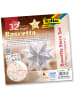 folia PAPER Bascetta-ster-knutselset "Winterornament" wit/koperkleurig - Ø 30 cm
