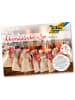 folia PAPER Adventskalender naturel/rood