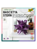 Folia Bascetta-ster-knutselset "Transparant" paars - Ø 30 cm