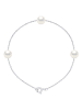Pearl Addict Weißgold-Armkette mit Perlen