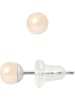 Pearline Kolczyki-wkrętki z perłami w kolorze jasnoróżowym
