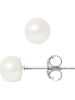 Pearl Addict Perlen-Ohrstecker in Weiß