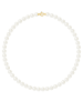 Pearline Naszyjnik perłowy w kolorze białym - dł. 50 cm