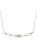 Pearline Silber-Halskette mit Schmuckelement - (L)38 cm