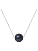 Pearline Silber-Halskette mit Perle - (L)42 cm