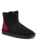 ISLAND BOOT Winterboots "Clarington" zwart/rood