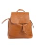 Christian Laurier Leder-Rucksack "Roxy" in Camel - (B)30 x (H)32 x (T)10 cm