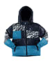 Peak Mountain Winterjacke in Dunkelblau/ Blau