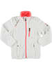 Peak Mountain Fleece vest wit/oranje