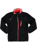 Peak Mountain Fleece vest zwart/oranje