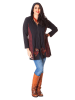 Aller Simplement Bluza w kolorze czarno-czerwonym