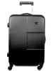 BlueStar Hardcase-Trolley "Miami" in Schwarz - (B)38 x (H)59 x (T)26 cm