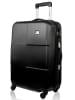 BlueStar Hardcase-Trolley "Miami" in Schwarz - (B)38 x (H)59 x (T)26 cm