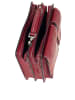 ORE10 Leder-Businesstasche "Perugia" in Bordeaux - (B)27 x (H)20 x (T)11 cm