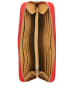 ORE10 Leren portemonnee rood - (B)20 x (H)11 x (D)3 cm
