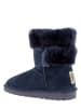 Gooce Leder-Winterstiefel "Beverly" in Dunkelblau