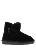 Gooce Leder-Winterboots "Pillar Youth" in Schwarz