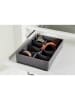 STORE IT Schubladenorganizer in Anthrazit - (B)33 x (H)8 x (T)24 cm
