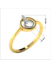 Art of Diamond Gouden/witgouden ring met diamanten