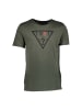 Guess T-shirt w kolorze ciemnozielonym