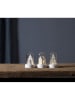 STAR Trading 3-delige set: decoratieve ledfiguren "Kupol" wit - (B)5,5 x (H)8,5 cm