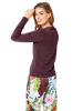 Heine Cardigan in Bordeaux