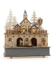 small foot Decoratief object "Dorpje" naturel - (B)21 x (H)24 x (D)11 cm
