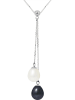 Pearl Addict Weißgold-Halskette mit Perlen - (L)42 cm
