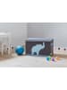 STORE IT Ordnungsbox in Grau/ Hellblau - (B)61 x (H)38 x (T)37 cm