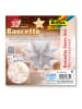 folia PAPER Bascetta-Stern-Bastelset "Winterornament" in Weiß/ Kupfer