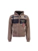 Geographical Norway Sweatjacke "Garadock" in Hellbraun