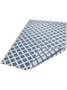 NORTHRUGS Outdoor-Wendeteppich "Nizza" in Blau/ Creme