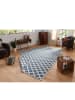 NORTHRUGS Outdoor-Wendeteppich "Nizza" in Blau/ Creme