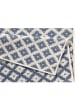 NORTHRUGS Omkeerbaar outdoortapijt "Nizza" blauw/crème