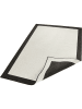 NORTHRUGS Outdoor-Wendeteppich "Panama" in Schwarz/ Creme