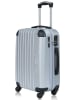 Les P´tites Bombes Hardcase-Trolley "Hambourg" in Silber - (B)35 x (H)55 x (T)21 cm