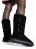 Gooce Leder-Winterstiefel "Cornice" in Schwarz